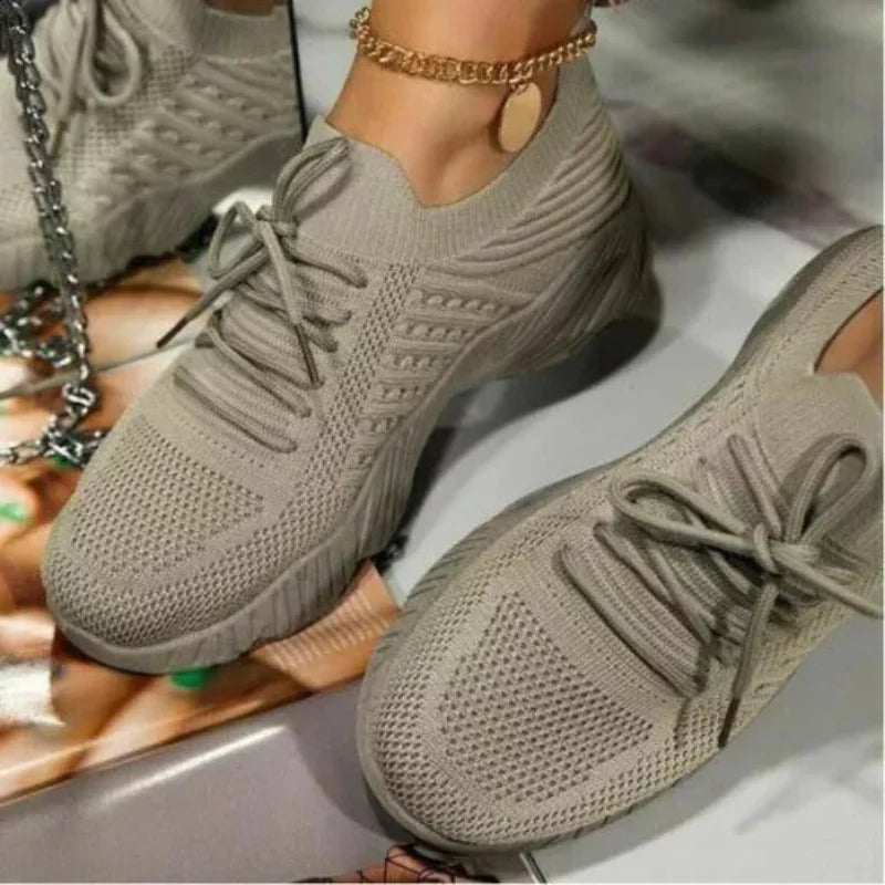 Damskie ortopedyczne sneakersy z ergonomicznym wzorem