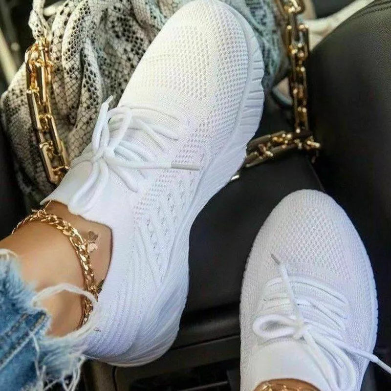 Damskie ortopedyczne sneakersy z ergonomicznym wzorem