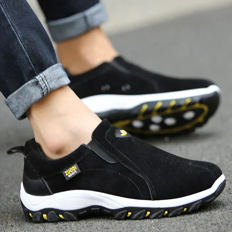 Męskie wsuwane sneakersy z podeszwą ortopedyczną