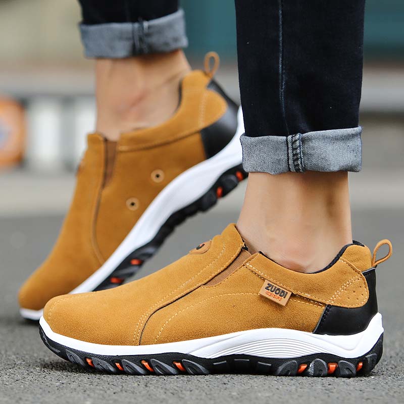 Męskie wsuwane sneakersy z podeszwą ortopedyczną