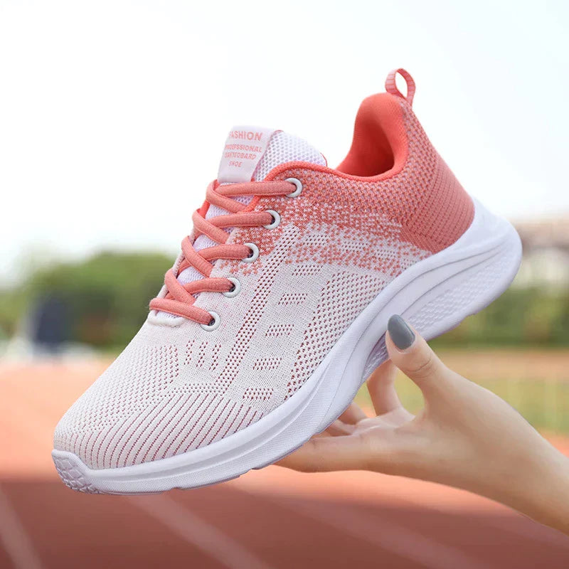 Damskie sportowe sneakersy z ortopedyczną podeszwą