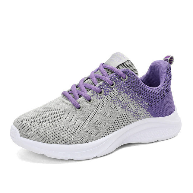 Damskie sportowe sneakersy z ortopedyczną podeszwą