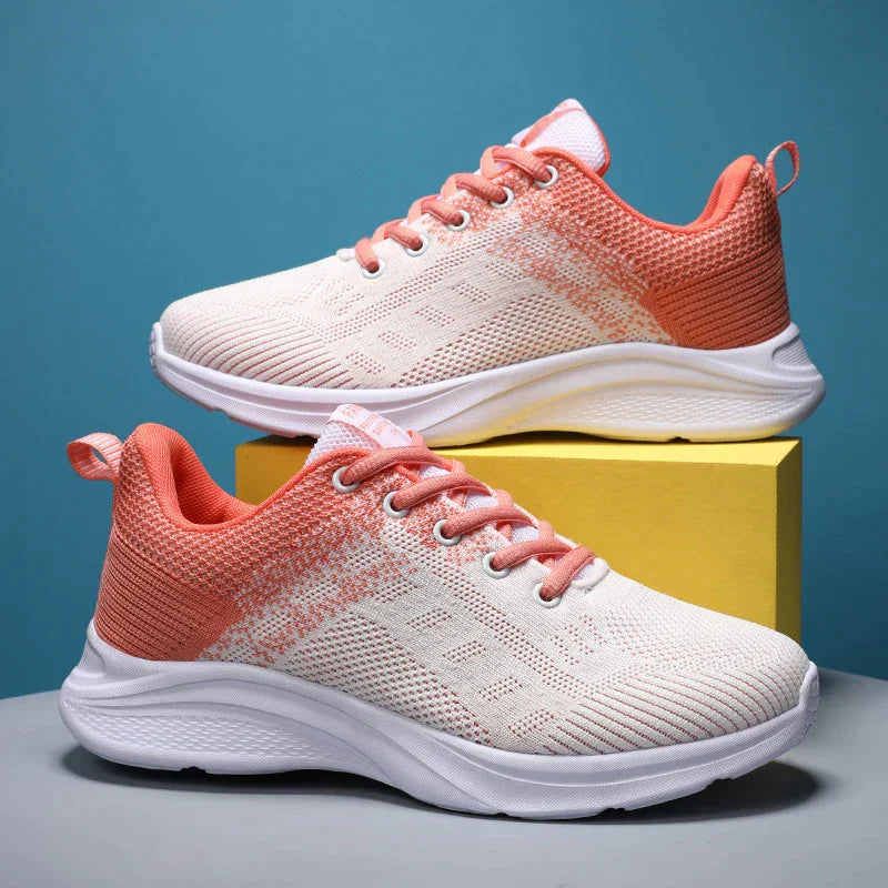Damskie sportowe sneakersy z ortopedyczną podeszwą