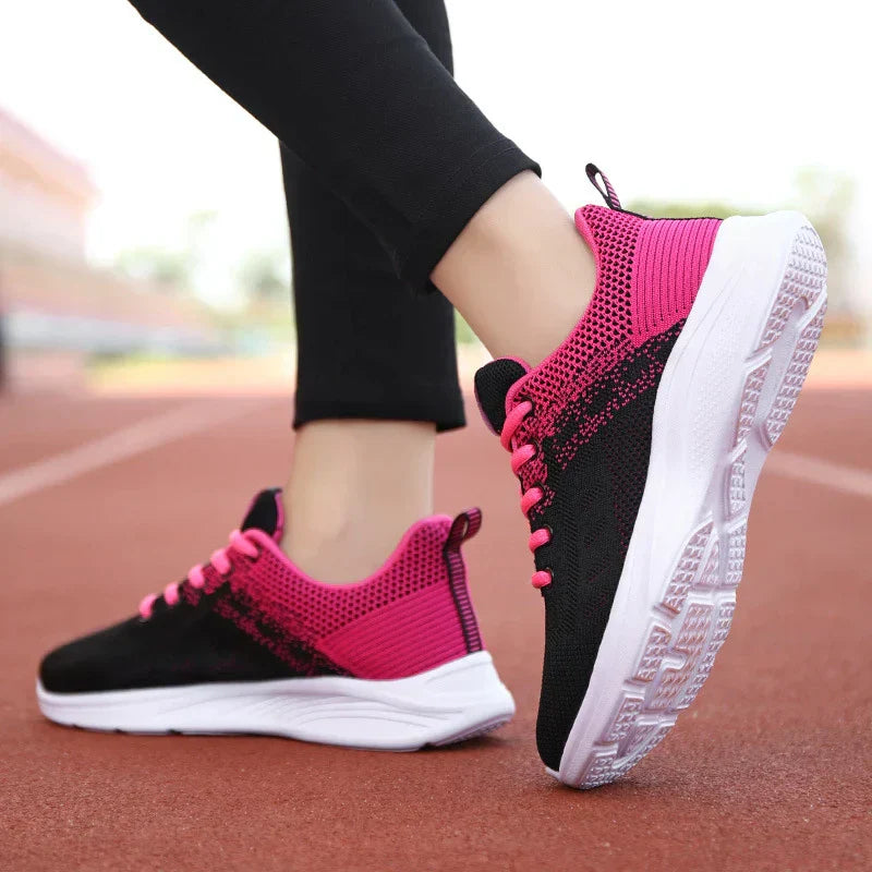 Damskie sportowe sneakersy z ortopedyczną podeszwą