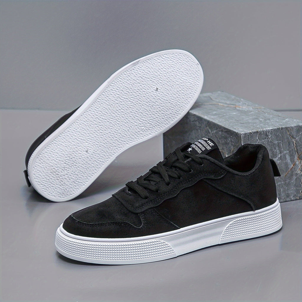 Męskie niskie sneakersy w jednolitym kolorze