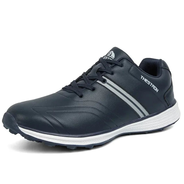 Męskie wodoodporne buty golfowe z dobrą przyczepnością