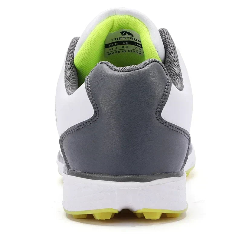 Męskie wodoodporne buty golfowe z dobrą przyczepnością