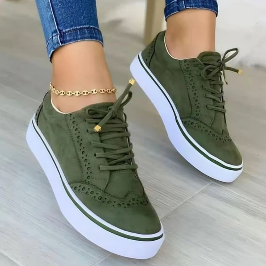 Damskie modne sneakersy z ortopedycznym wsparciem