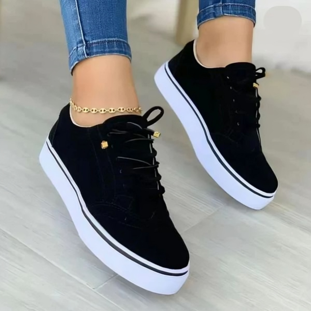 Damskie modne sneakersy z ortopedycznym wsparciem