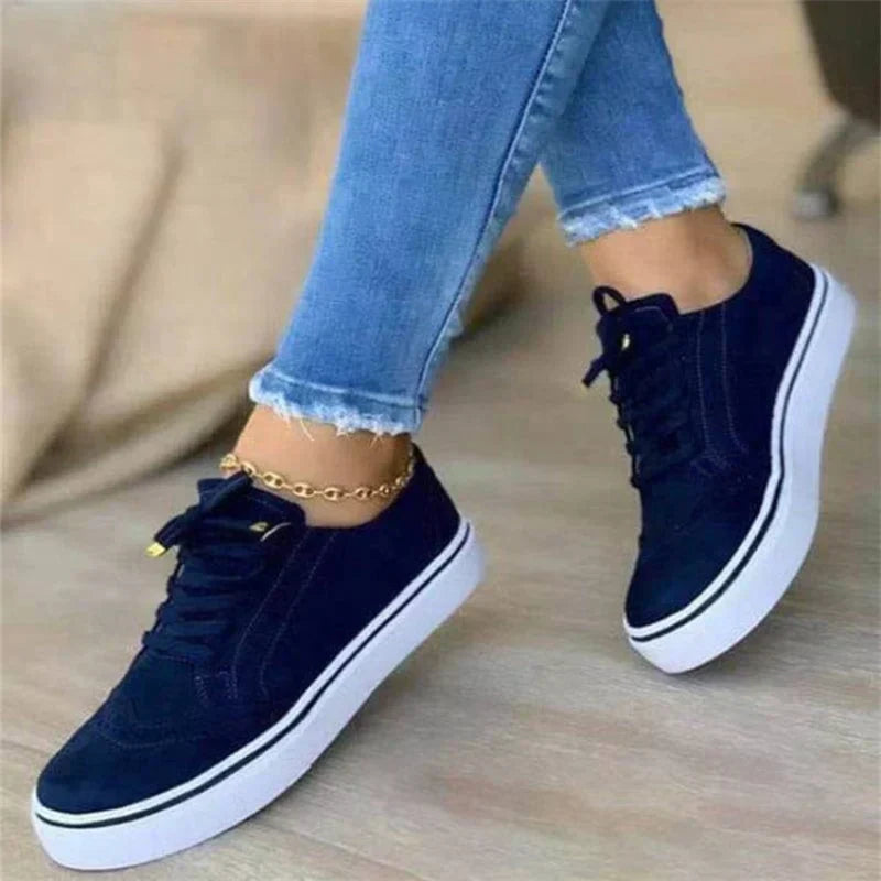 Damskie modne sneakersy z ortopedycznym wsparciem