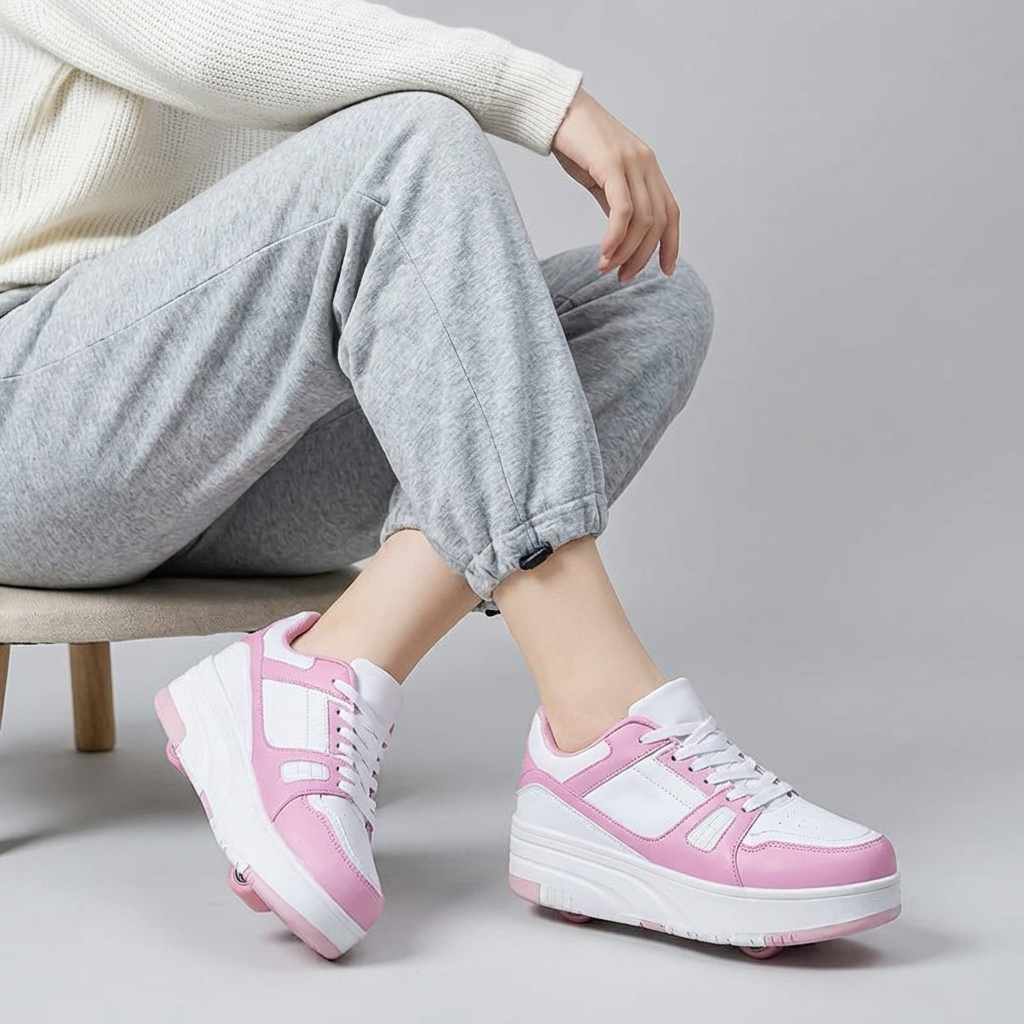Buty sportowe na odpinanych kółkach