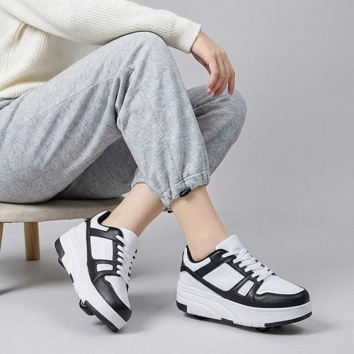 Buty sportowe na odpinanych kółkach
