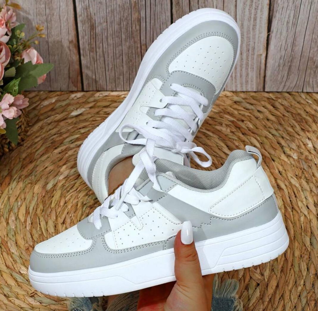 Damskie oddychające sneakersy w żywym wzorze