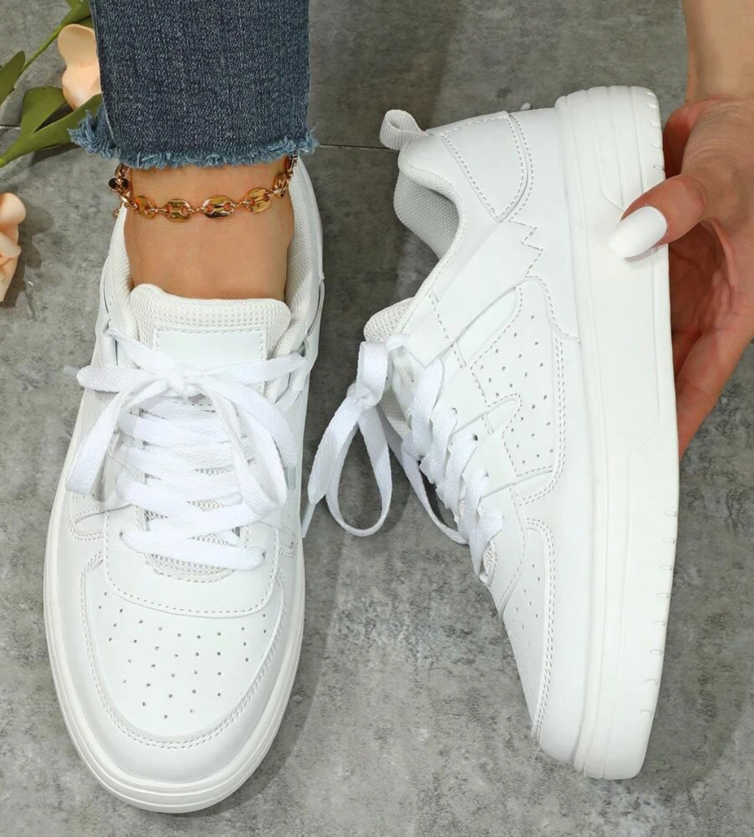 Damskie oddychające sneakersy w żywym wzorze