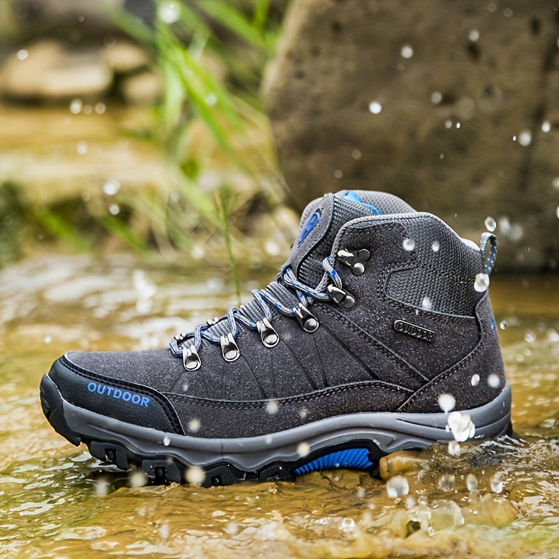 Męskie wodoodporne buty trekkingowe z przyczepnością