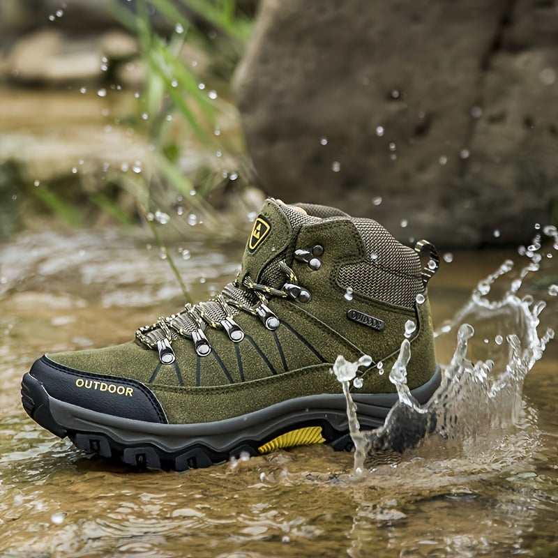 Męskie wodoodporne buty trekkingowe z przyczepnością