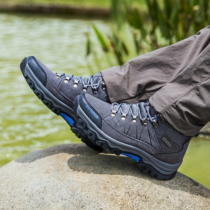 Męskie wodoodporne buty trekkingowe z przyczepnością