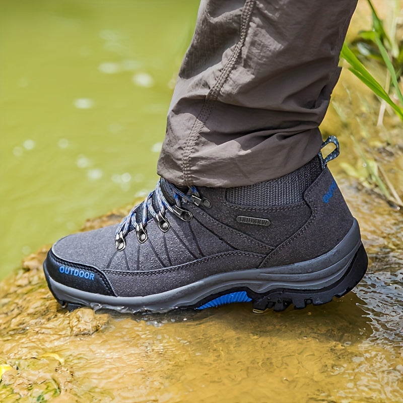 Męskie wodoodporne buty trekkingowe z przyczepnością