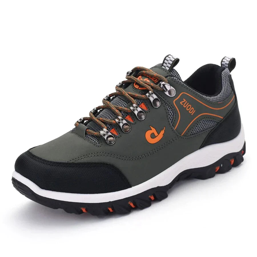 Męskie wodoodporne buty outdoor z dobrą przyczepnością