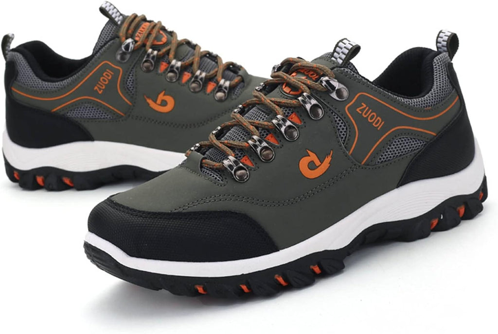 Męskie wodoodporne buty outdoor z dobrą przyczepnością