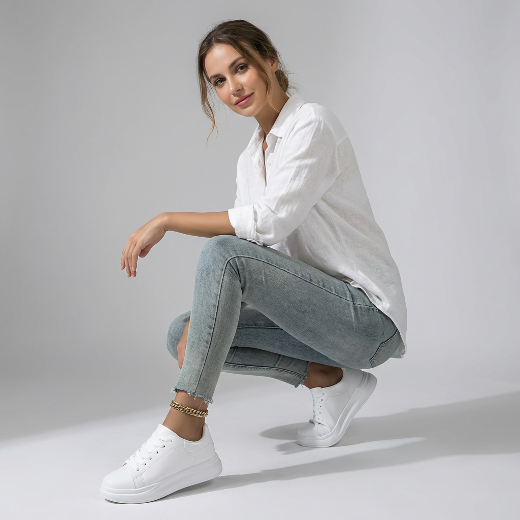 Damskie ortopedyczne sneakersy, lekkie i wygodne