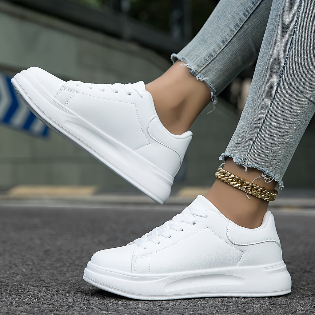 Damskie skórzane sneakersy z ortopedycznym wsparciem