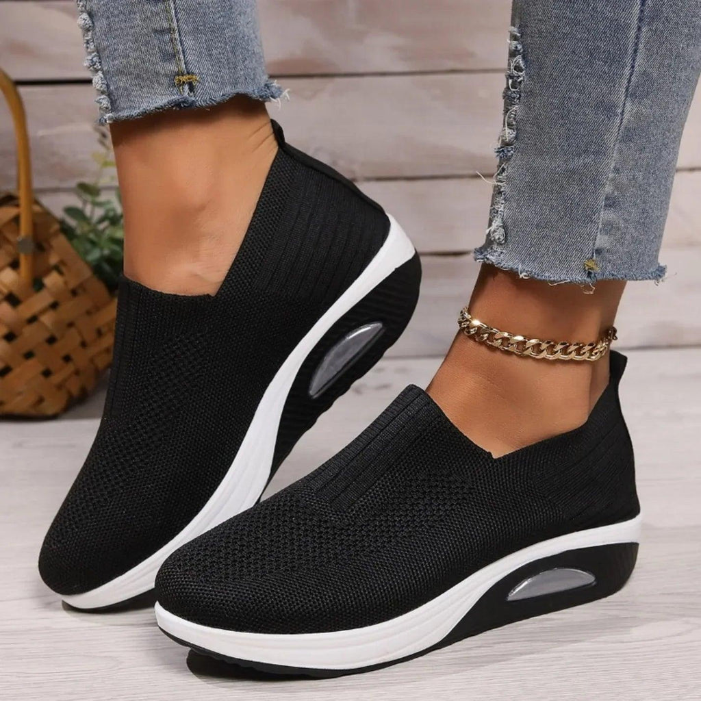 Damskie wsuwane sneakersy, oddychające i wygodne