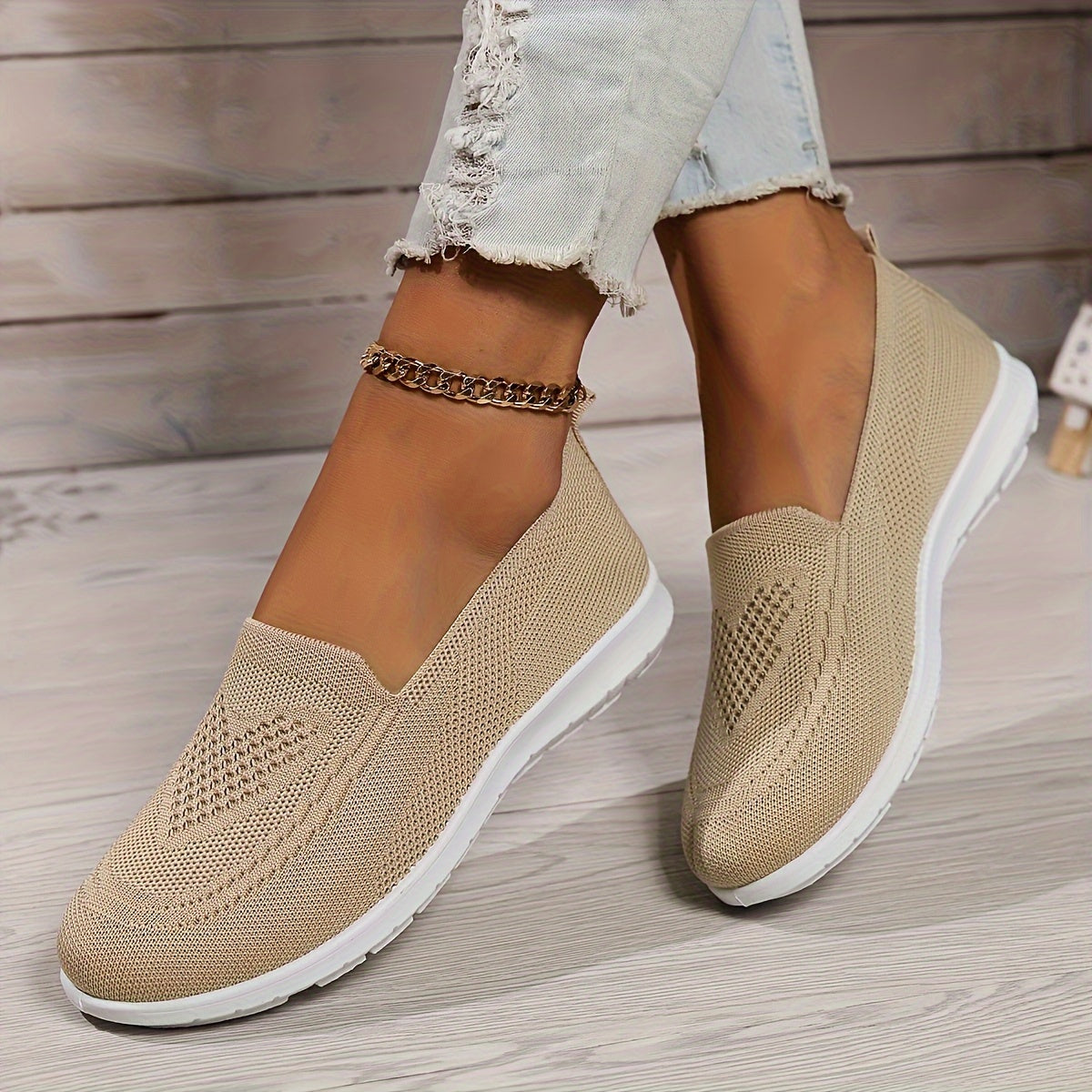 Damskie ortopedyczne buty wsuwane, oddychające